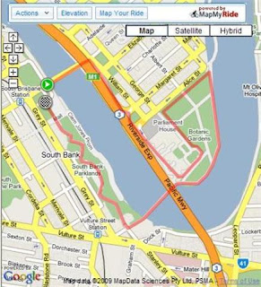 5km Route Walkathon Route