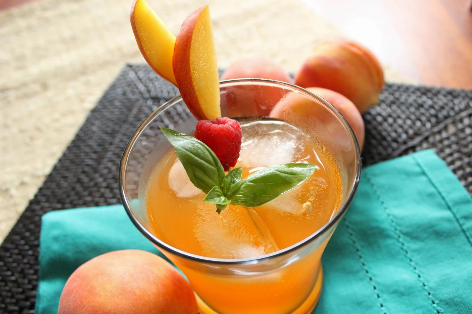 Peach Lemonade Fizzler Drink Recipe