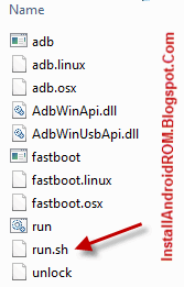 Run SH To Unlock Bootloader Motorola ATRIX HD