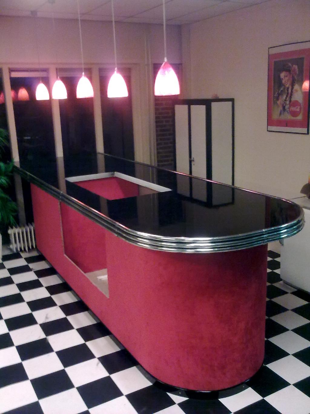 50s Diner Counter Wallpaper | PicsWallpaper.com