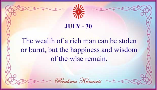 Thought For The Day July 30