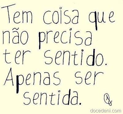 ter sentido