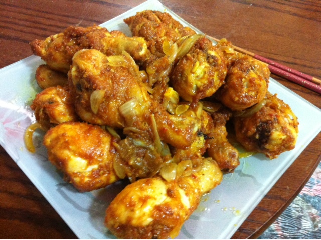 Meera Hiew: Ayam Goreng Masak Cili Api ( Too spicy fried 