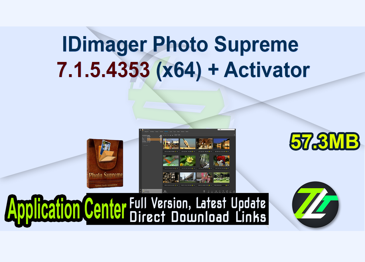 IDimager Photo Supreme 7.1.5.4353 (x64) + Activator