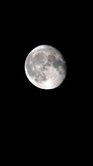 Black White Photo, Moon, Night, Space