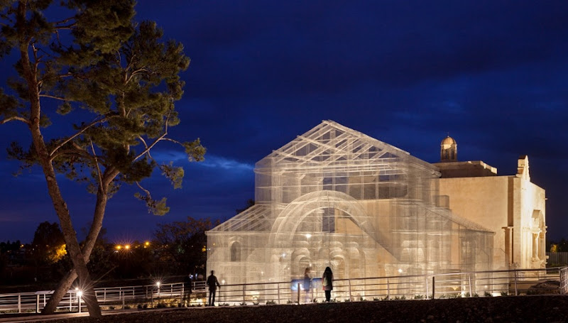 Artist creates a phantom basilica in Italy’s Puglia