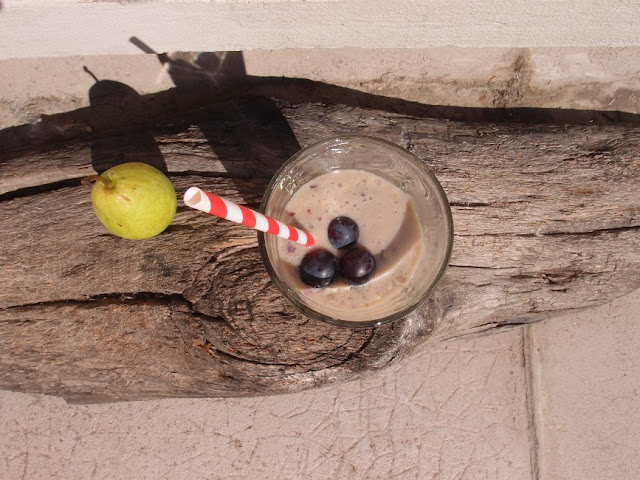 smoothie poire et raisin