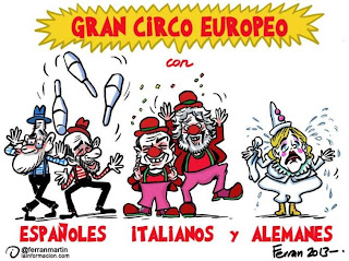 Viñeta circo politico