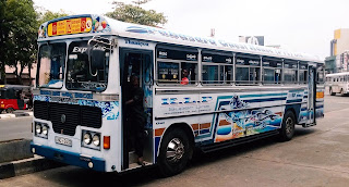 Public bus in Sri Lanka