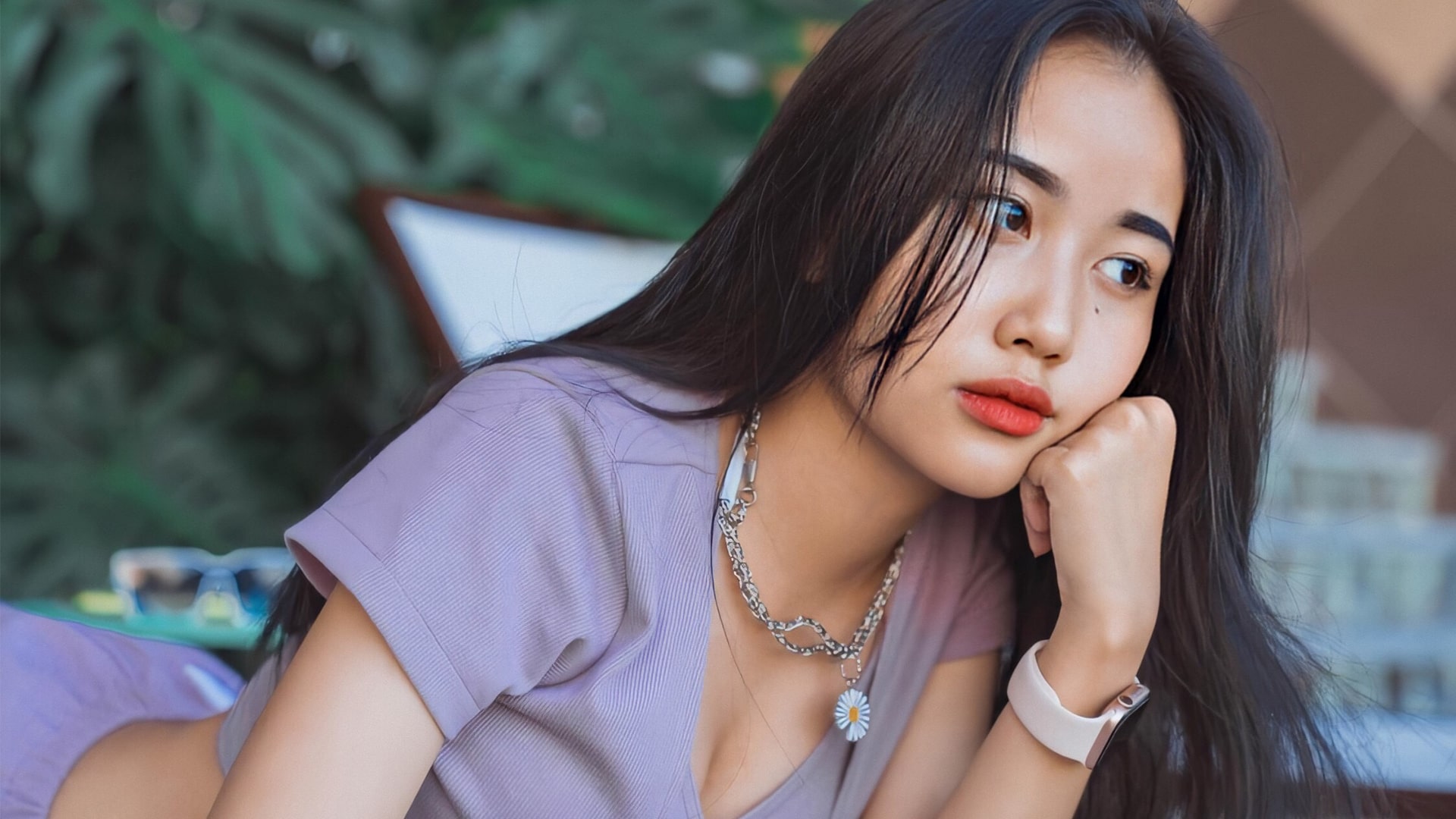 Vẻ đẹp gợi cảm, quyến rũ của nữ sinh 10x Đắk Lắk - Trần Gia Thùy
