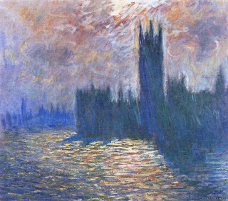 Houses of Parliament, Reflection of the Thames, 1900-01