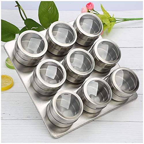 Magnetic Stainless Steel Spice Jars Storage Containers Set Buy on Amazon and Aliexpress