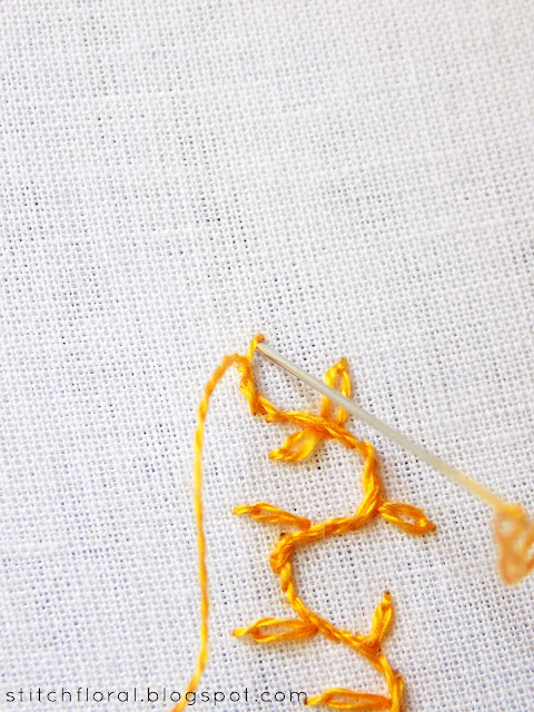 Covering up your mistakes in hand embroidery