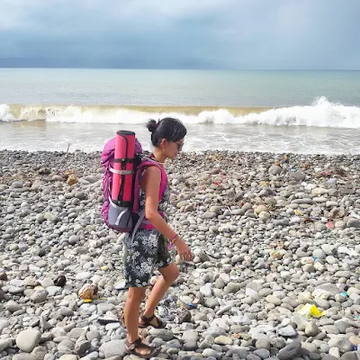 foto pantai cimaja sukabumi