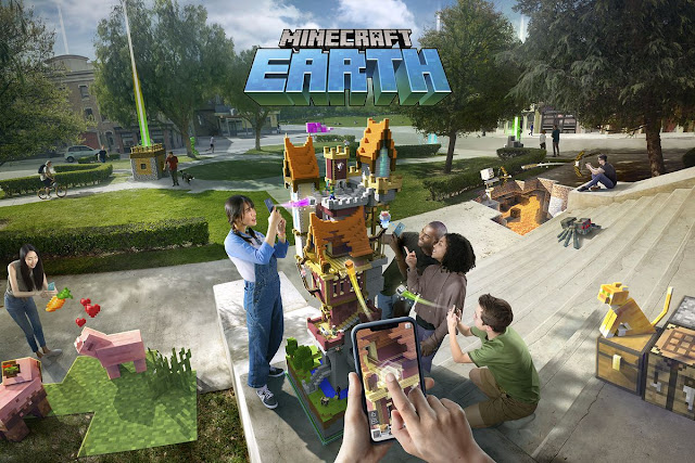 Minecraft Earth ماين كرافت ايرث للاندرويد وأيفون 