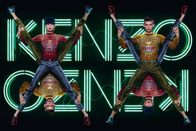 Kenzo F W 12.13 — Xiao Wen Ju & Simon Sabbah by Jean Paul Goude