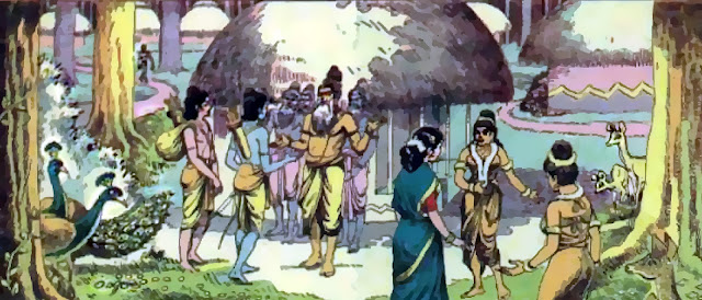 Rama Laksmana and Seeta Enters Dandakaranya