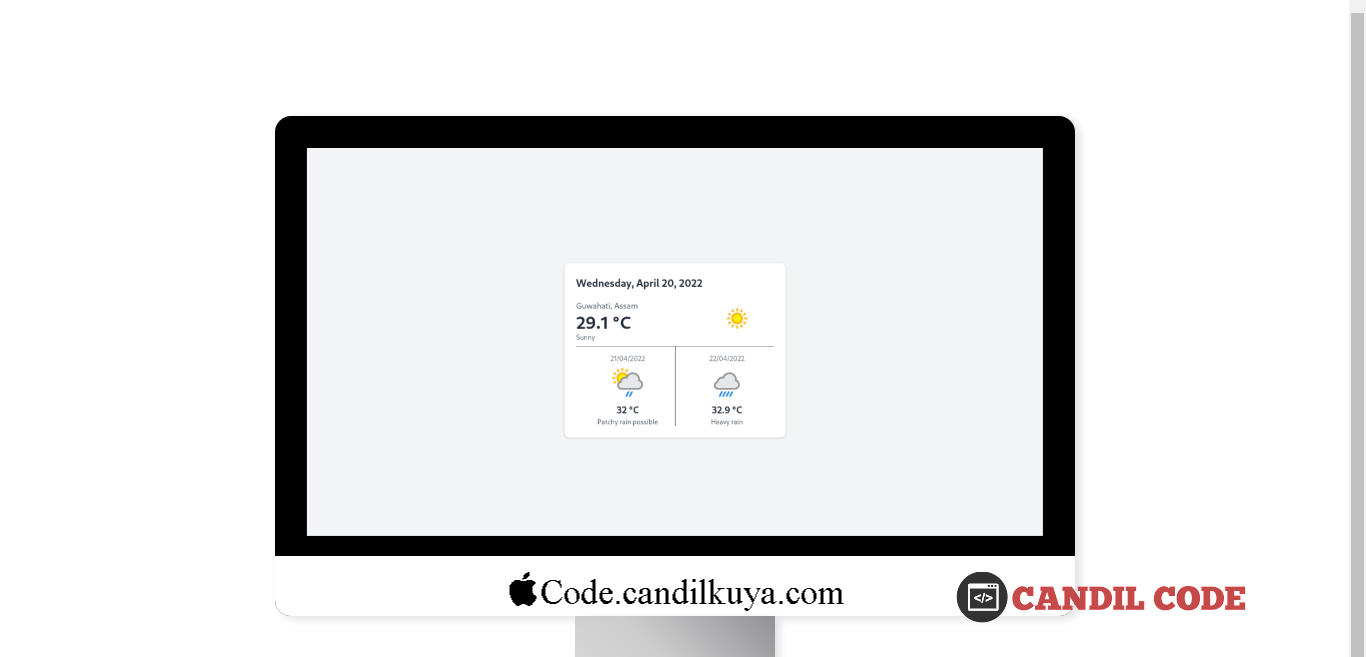 Code Weather Card