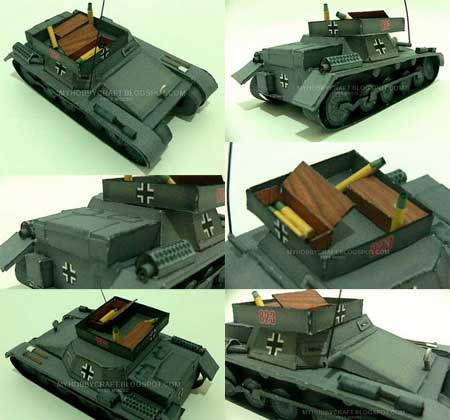 T1A Ammunition Transport Papercraft