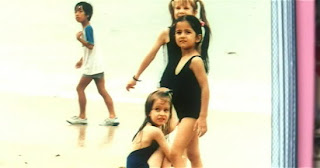 Baby Katrina at the beach