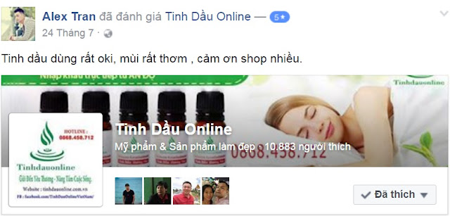 Tinh dầu thiên nhiên ở hà nội