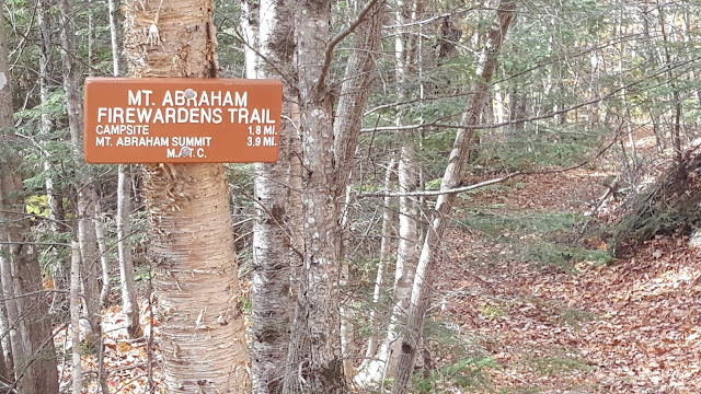 Point de départ pour le mont Abraham