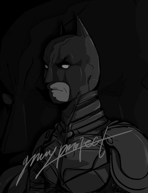 Sketch Batman The Dark Knight Rises Version バットマン ダークナイト ライジング バージョン