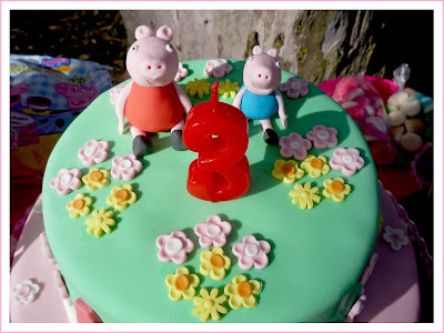 Tarta fondant Peppa Pig