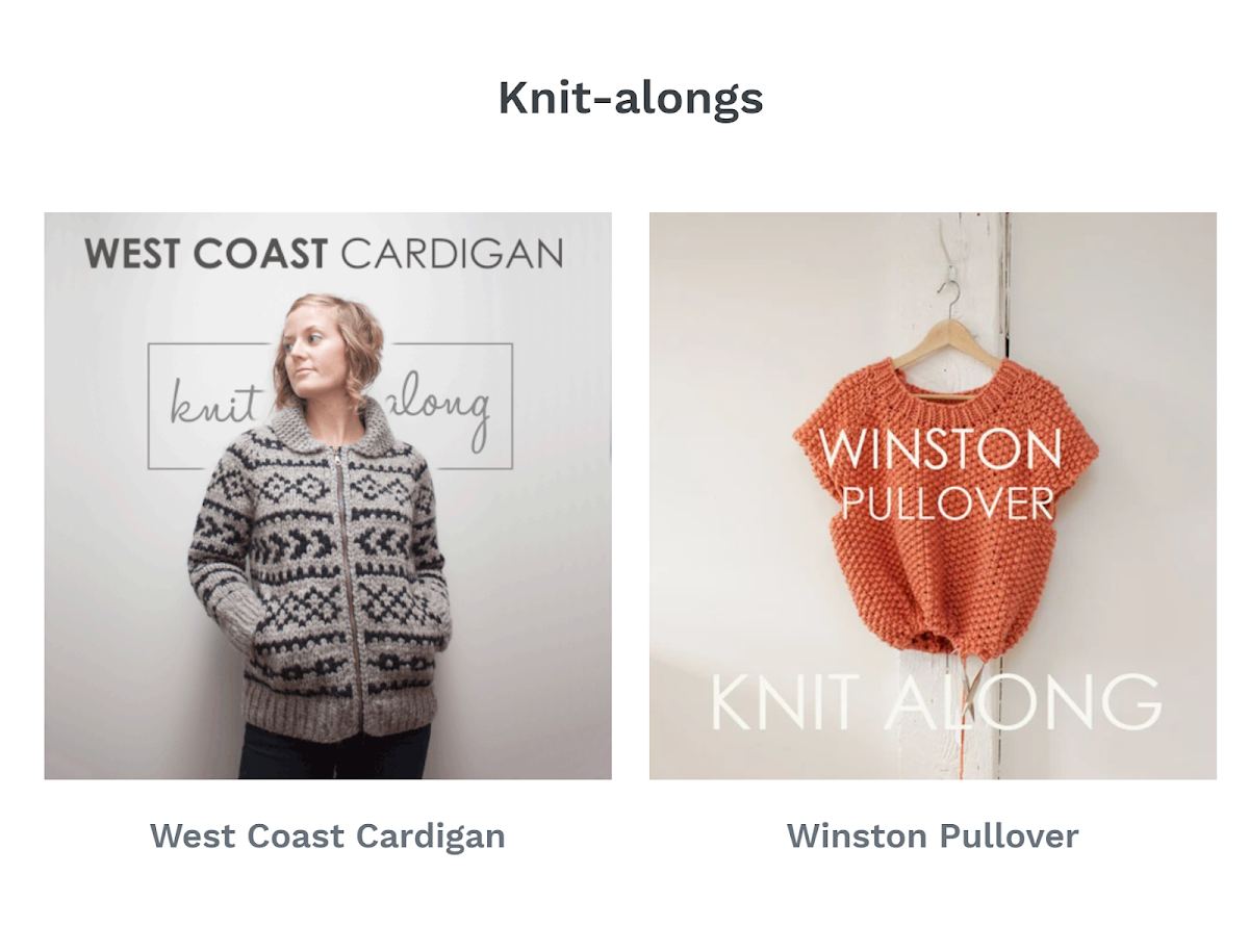  Jane Richmond / Knit-Alongs