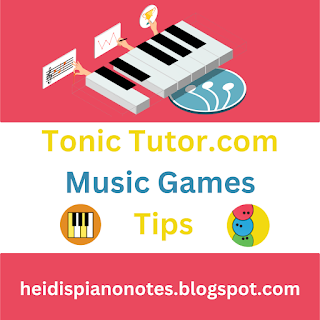 TonicTutor.com Music Game Tips, heidispianonotes.blogspot.com