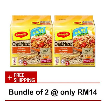 maggi oatmee,azada, lazada box of joy, lazada online revolution, online revolution, box of joy, diskaun, nestle, nescafe, maggi, maggi tom yam, loreal, tefal, cara untuk mendapatkan lazada box of joy, mamy poko,