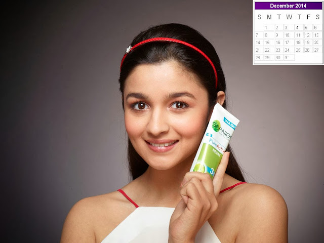 Alia Bhatt Calendar 2014