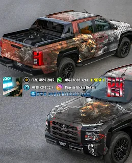 Mobil,car,Mitsubishi strada Triton,Toyota Hilux,full body,Wrapping Mobil,wrapping sticker,Cutting Sticker Bekasi,decal sticker,jakarta,Bekasi,