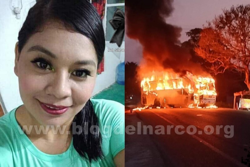 Jessica Domínguez es la joven que murió calcinada por salvar a su hijo cuando Sicarios de La Barredora incendiaron el camión en el que iban