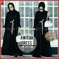 26GBB Gamis Muslim Ori RBFCh Hitam Modis Elegan Bj2467