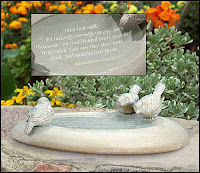 Tabletop Bird Bath