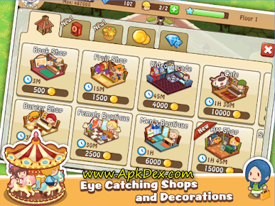 Happy Mall Story: Sim Game Mod Apk Unlimited Gems