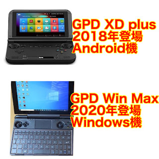 GPD XD plusとGPD Win Max