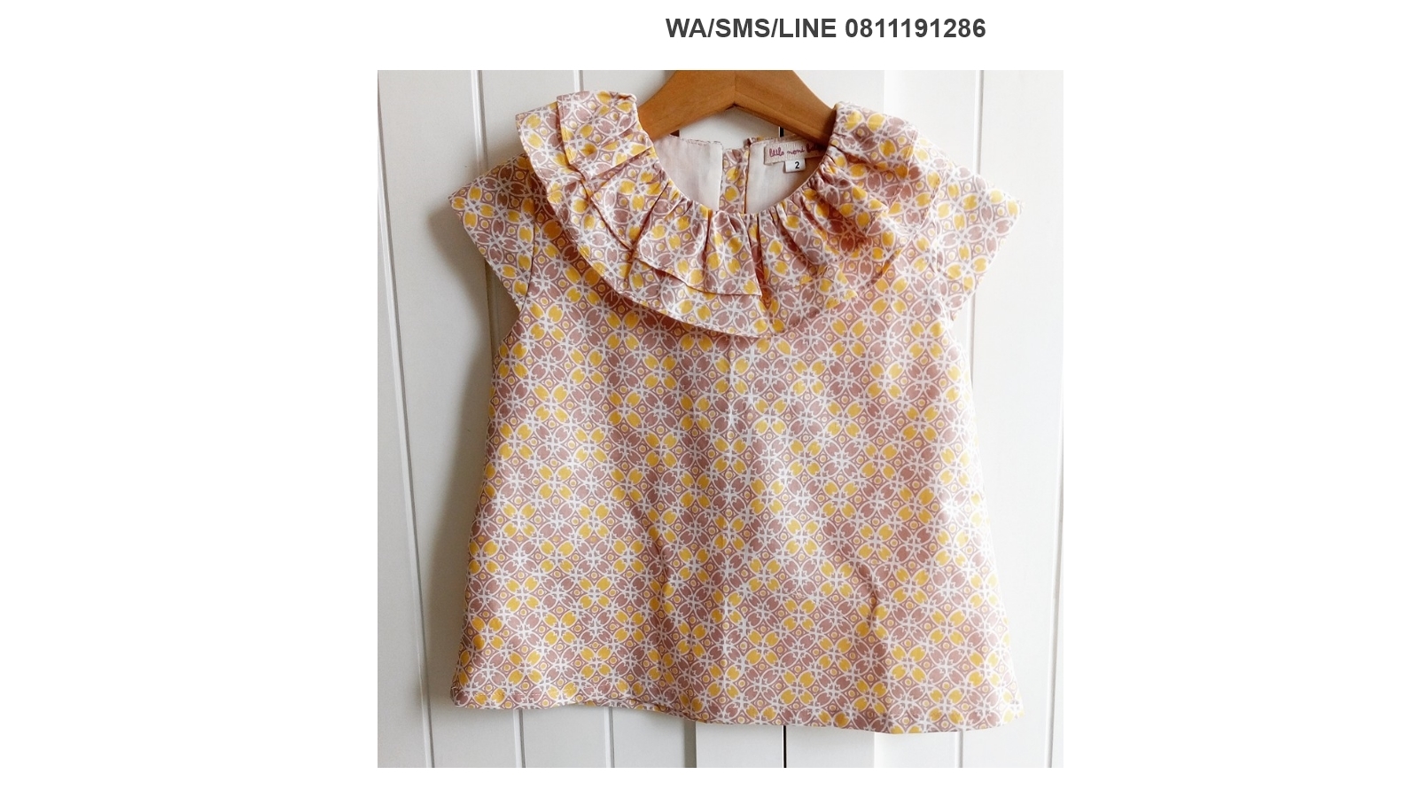 Batik Anak Perempuan Bisa Untuk Seragam WA SMS LINE 0811191286
