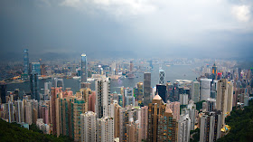 Hong Kong skyline panorama