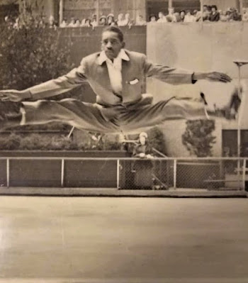 Photograph of black figure skating pioneer Joseph Vanterpool