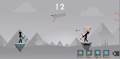 لعبة Stickman Archer Fight كاملة للأندرويد، لعبة Stickman Archer Fight مكركة، لعبة Stickman Archer Fight مود فري شوبينغ