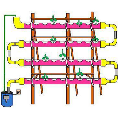 Cara Membuat Rak Hidroponik Pipa Sistem DFT-NFT Modifikasi 