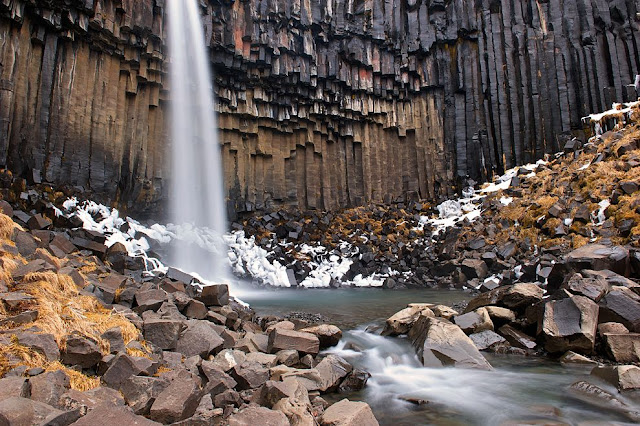 Air terjun Black Fall di Iceland