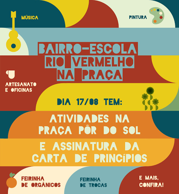 Dia 17 o Bairro-Escola do Rio Vermelho promoverá atividades na Praça 
