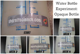 water bottle science experiment