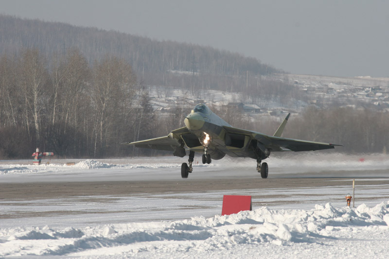 5th Generation Rusian Figthers Jet Sukhoi T-50  