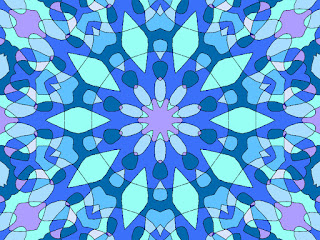 Mandala, couleurs, The Gimp, outil kaléidoscope