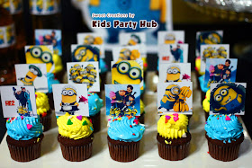 Despicable Me Minions Party Cupcakes