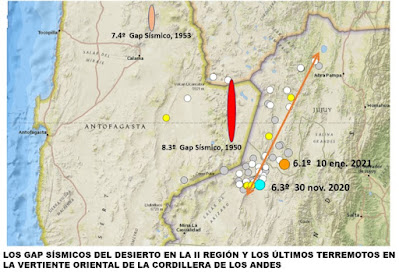 Los GAP son una zona geológica en la que no ha ocurrido un sismo fuerte durante un periodo prolongado de tiempo